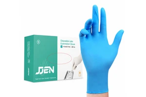 9-inch Nitrile Safety Work Blue Disposable And Food-Grade And Powder-Free Medical Nitrile Examination Gloves