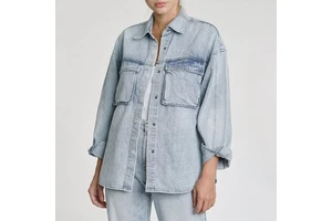 Spring Hot Sale Fashion Women's Denim Jackets With Pockets Women Long Sleeve Denim Coats Jeans Jacket