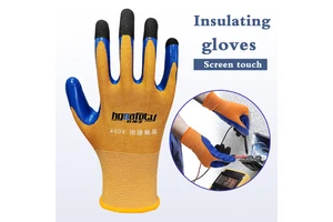 400V Anti Electricity Gloves and Labor protection for Electrician's Live Line Operation Class Insulated Safety Gloves