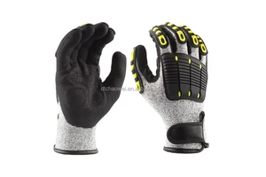 Heavy Duty Anti High Impact Safety Gloves Cut & Abrasion Resistant Work Gloves