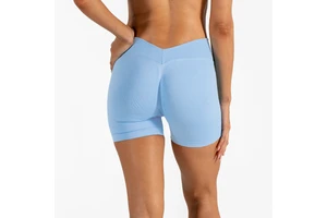 Custom LOGO New Women's Sporty Short Pants with V Back Waist Fitness Running Yoga Pants Butt Lifting Slimming Outdoor Running