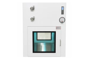 Industry Dynamic Electronic Interlock Pass Box Double Window Clean Room Laminar flow hood For Hospital LAB Cleanroom