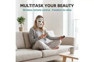 Smart LED Light Therapy Mask 8 Colors with Detachable Eye Protection for Comfortable and Safe Home Beauty Care OEM & ODM