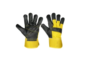 OEM Low MOQ Leather Safety Working Gloves Breathable Waterproof Anti-Cut Multi-Functional Customizable for Gardening Furniture