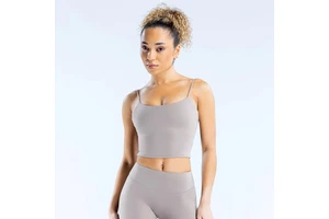 Yoga Set Solid Front Mid Waist Breathable Eco-Friendly 2-Piece Athletic Gym Workout Clothing