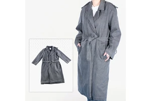 Casual Long Women'S Denim Jackets & Coats Women'S Jacket Spring 2024 Woman Jean Jacket Denim With Blet Design