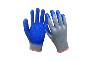 Cheap Price General Purpose Labor Gloves XL Wrinkle-Resistant Dipped Latex Anti-Skid Wear-Resistant Safety Hand Gloves