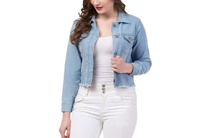 Wholesale Price Casual Denim Jackets For Women High Quality Oversized Regular Winter Breathable Cotton Denim Jackets