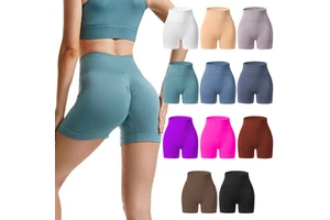 Women's Sweatpants: Sexy Peach-Butt Fit, Seamless, High-Waisted, Butt-Lifting, Tummy-Tucking, Quick-Dry Running and Yoga Pants