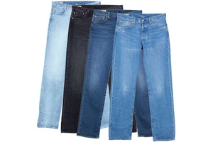 Men's Premium Stitching Designer Slim Fit Jean Pants New Fashion Vintage Style with Multi-Pockets Plus Size Patchwork Pattern