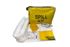 30L Oil Spill Control Kit Environmental Universal Absorbent Pad Sock Pillow Leak Prevention Safety Service