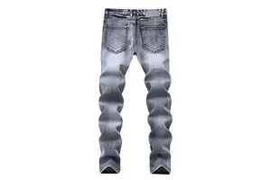 Trendy mens denim jeans pant with flexible stretch comfort premium quality fabric slim tapered fit ideal for casual and outdoor