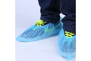 Disposable Anti-Slip Dustproof Safety Shoe Covers Waterproof Non-Woven Lab Home Use