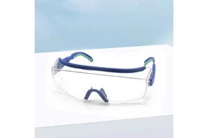 HBC Adjustable Nose Bridge Eye Protection Goggle with Anti-Fog Polycarbonate Goggles for Work Lab Construction and Lab Use