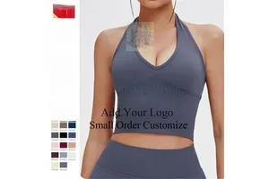 Women Custom Logo Fashionable Women's Sports Running Yoga Top