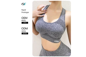 High Support Push-Up Sports Bra Shockproof Gym Wear Running Fitness Yoga Top for Women