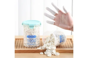 Disposable White Anti-Static Latex Finger Cots Waterproof and Anti-Slip Disposable Hand Gloves Safety Product