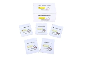 Disposable CPR Training Barrier Face Shield Sheet Breathing Disinfection Mask