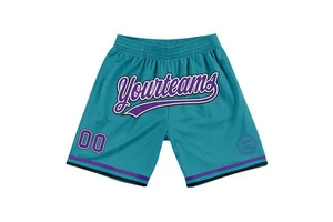 Quick Dry Breathable Plus Size Custom Basketball Shorts for Unisex Printed Name Number White Blue Red Anti-Bacterial Summer