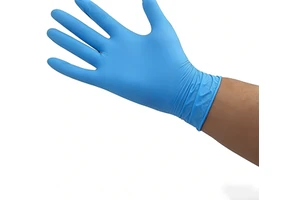 Powder Free Latex Free Blue Textured Fingertips Food Grade Safety Examination Protective Industrial Disposable Nitrile Gloves
