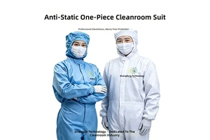 High Quality Anti Static Cleanroom Suit Full Body Coverall for Dust-proof Electronic Workshop and Clean Room Laboratory