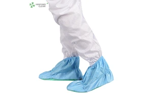 Autoclavable Cleanroom Soft Washable ESD Anti-Static Anti-Slip Safety Shoe Cover