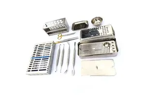 Electric Dental PRF Box GRF System Platelet Rich Fibrin Set Implant Surgery Membrane Kit Organizing Cassette Stainless Steel