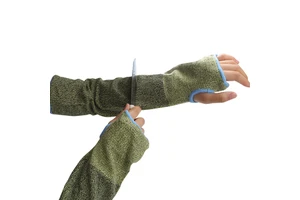 Anti-Cut Arm Sleeve with Thumb Hole, A6 Cut Resistant, Heat Resistant Safety Work Sleeve