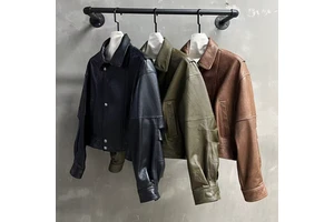 Women Genuine Sheepskin Leather Jacket Cropped Spring Autumn Outerwear High Quality Vintage Design Woman Real Leather Jackets