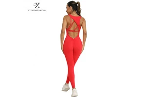 XINAGYU Sportswear Fashion Summer Gym Sport Sheath Playsuit White Black Jumpsuit Sports for Women Activewear