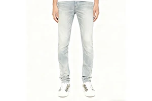 Custom Men's Denim Jeans Premium Stretch Pants High Quality Straight Fit Casual Ripped Baggy Jeans Fashion Trousers