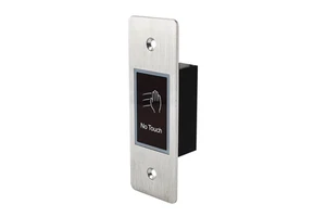 3-15cm Flush-Mounted Door Lock Release Switch Touchless 12 V Access Control Infrared No Touch Button Stainless Steel Plate