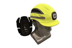 Lightweight Hard Hat with Reflective Strips Baseball Cap Style for Head Protection Features Bump Cap and Insert Light