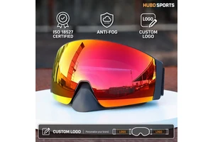 Professional CE Certified Photochromic Toric Lens Ski Goggles Anti-fog UV400 OTG Wide Vision Black TPU Snowboard Goggles