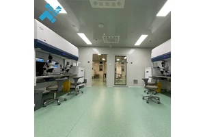 Modern Clean Room Efficient Ventilation Systems Integrated Control Panels New Condition Construction Laboratory Engine Motor