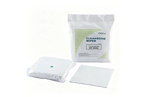 Factory Supply JIngya Brand Class 1000 White Polyester 140gsm Cleanroom Wiper with Good Absorbency for Glass Instrument