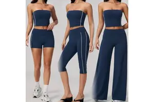 Newest Breathable Yoga Sets for Women Tight Casual Loose Pants Comfortable Gym Clothes Outside Running Sport Training Suit
