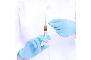 Medical Blue Nitrile Gloves Disposable Powder Free Examination Protective Gloves