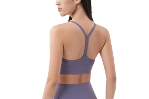 Latest Plus Size Strappy Yoga Sports Bra for Women High Quality Gym Fitness Bra Spandex Lined XS-XL Print Pattern