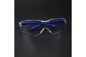 Wholesale Anti-impact Eye Protection Safety Glasses with Anti-Scratch Feature EN166 Certified Plastic/PC Frame