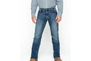 New Latest Design Men's Plus Size Regular Fit Midweight Stone Washed Denim Pants OEM Service