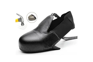 Anti-Smash Labor Protection Safety Shoes Covers Steel Toe Cap Cowhide with Shoe Lace for visitor Anti Smash Anti slip Aluminum