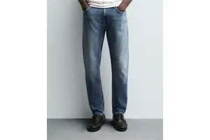 Men's Vintage Elegant Stylish Stripe Formal Denim Trousers Casual Basic Slim Fit Straight Leg Pencil Jeans Pants for Men