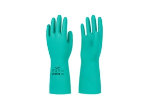XL Cotton Safety Gloves Long Cuff Nitrile Rubber Protective Food Grade Household Industrial Use Reusable Multi-Purpose Working