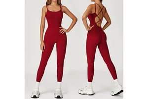 Roregal Quick Dry One Piece Sports Jumpsuit Casual Running Fitness Yoga Wear Women's Jumpsuits