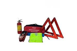New Design Car Protective Safety Kit Gloves Safety Vest Triangle Set Roadside Assistance Kit First Aid Kit