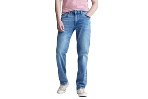 OEM Large Size Men's Denim Stretch Pants Custom Straight Jeans Casual Men's Trousers
