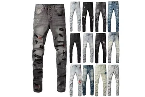 Heavyweight Men's Jean Slim Fit Streetwear Straight Pants with Hole Distressed Washed Mid Straight Wash Trouser Design Jeans
