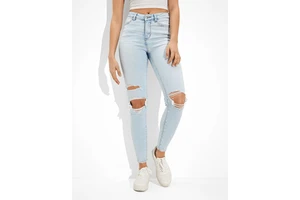 High Quality Women's Skinny Jeans Breathable Denim Streetwear Rivet Eco-Friendly Quick Dry Casual Wear Customized Logo Wholesale
