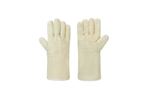 High Temperature Resistant Five Finger Industrial Labor Protection Gloves Thickened Cotton Material for Hand and Arm Protection